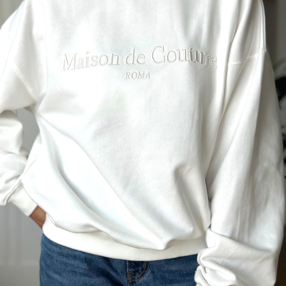 Cotton Sweatshirt Oversized sweater High quality Korean Brand - Picture 5 of 8